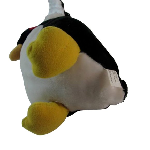 1987 Fundamental Too Squeezem's PENGUIN Plush Stuffed Toy Honks when you Squeeze - Picture 8 of 8